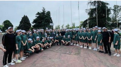 Сборная команды города Сухум принимает участие в XVI Республиканской Спартакиаде школьников Абхазии